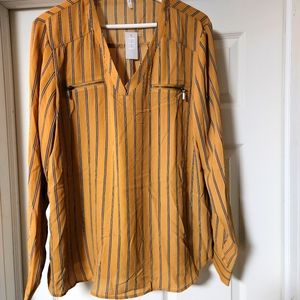 NWT Maurice's striped shirt